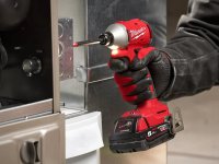 Kit Milwaukee 18V Trapano BLPD2 + Avvitatore ad impulsi BLIDR con 2 batterie e valigetta