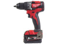 Trapano Milwaukee  M18 CBLPD + smerigliatrice M18 FSAG115X in Kit