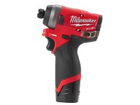Tris Milwaukee avvitatore M12 FPD, Avvitatore impulsi M12 FID, Tassellatore M12 CH in Kit 12V