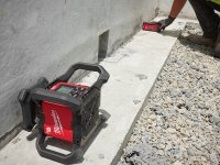 Livella laser rotante Milwaukee M18 Fuel RLOHV One-Key raggio orizzontale/verticale rosso, 1200mt