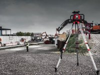 Livella laser rotante Milwaukee M18 Fuel RLOHV One-Key raggio orizzontale/verticale rosso, 1200mt