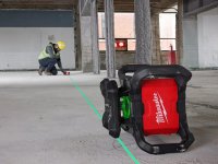 Livella laser rotante Milwaukee M18 Fuel RLO One-Key raggio orizzontale/verticale verde, 300mt