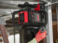 Livella laser rotante Milwaukee M18 Fuel RLO One-Key raggio orizzontale/verticale verde, 300mt