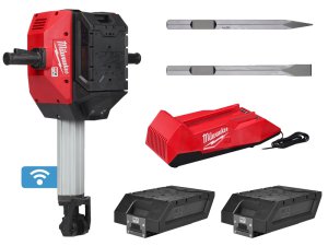 Martello demolitore a batteria Milwaukee MX Fuel DH2528H 28 mm Hex forza 64J in Kit