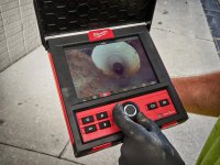 Monitor sistema di ispezione Milwaukee M18 SIM per visualizzazione immagini e video