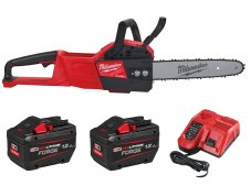 Elettrosega Milwaukee M18 Fuel FCHSC barra 300 mm in kit con 2 batterie e caricabatteria