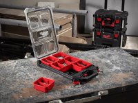 Organizer Slim Compact porta minuteria Milwaukee PACKOUT 250x380x65mm