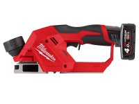 Pialla a batteria Milwaukee M12 BLP truciolo 0-2mm in Kit con valigetta e 2 batterie
