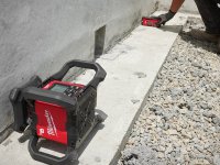 Ricevitore e telecomando Milwaukee RD1200 per laser rotante rosso 1200 metri