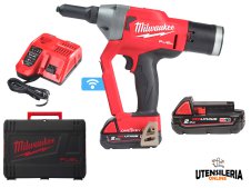 Rivettatrice a batteria Milwaukee M18 Fuel One-Key in valigetta