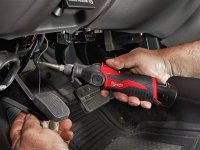 Saldatore a batteria Milwaukee M12 SI 90W con testa orientabile in Kit
