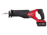 Sega dritta Milwaukee M18 Fuel Sawzall FSZ con 2 batterie, valigetta e 95 accessori