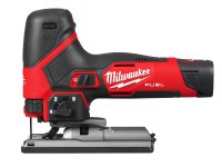 Seghetto alternativo per legno Milwaukee M12 Fuel FJS con 2 batterie, caricabatterie e valigetta