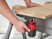 Seghetto alternativo per legno Milwaukee M12 Fuel FJS con 2 batterie, caricabatterie e valigetta