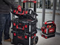 Set Milwaukee PACKOUT con trolley e 2 valigette porta utensili