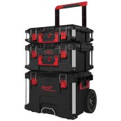 Set Milwaukee PACKOUT con trolley e 2 valigette porta utensili