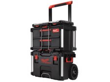 Set Milwaukee PACKOUT con trolley, cassettiera e organizer Set Milwaukee PACKOUT con trolley, cassettiera e organizer