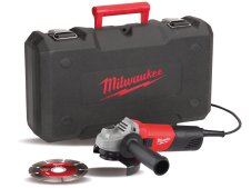 Smerigliatrice angolare Milwaukee AG 800 E da 800W in Kit con disco diamantato e valigetta Smerigliatrice angolare Milwaukee AG 800 E da 800W in Kit con disco diamantato e valigetta