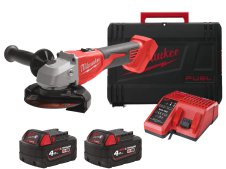 Smerigliatrice angolare Milwaukee M18 BLSAG125X, avvio a slitta disco 125mm in Set Smerigliatrice angolare Milwaukee M18 BLSAG125X, avvio a slitta disco 125mm in Set