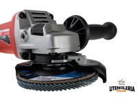 Smerigliatrice angolare Milwaukee AG 10-125 EK 1000W + 10 Dischi d.115 Norton gr.40 OMAGGIO