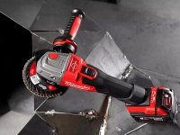 Smerigliatrice angolare Milwaukee M18 Fuel 125mm interruttore a slitta FSAG125XB+2 Batt. 5ah