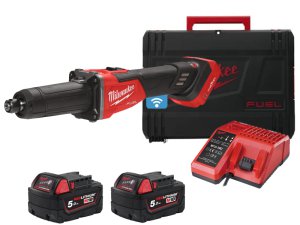 Smerigliatrice dritta Milwaukee M18 Fuel FDGROVB One-Key a velocità variabile in Set