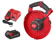 Sonda tiracavi a batteria Milwaukee M18 Fuel FPFT con cavo acciaio 36 mt in Kit Sonda tiracavi a batteria Milwaukee M18 Fuel FPFT con cavo acciaio 36 mt in Kit