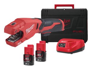Tagiatubi a batteria Milwaukee M12 Raptor per tubi in acciaio inox, 12-28mm