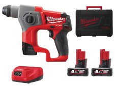 Tassellatore compatto Milwaukee M12 Fuel CH attacco SDS-Plus, 1,1J