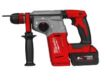 Tassellatore Milwaukee M18 BLHX SDS-Plus, 2.3J con 2 batterie 5.0Ah
