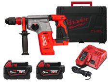 Tassellatore Milwaukee M18 BLHX SDS-Plus, 2.3J con 2 batterie 5.0Ah