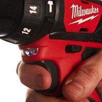 Trapano con percussione a batteria Milwaukee M12 BPD-202C 12V