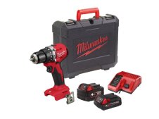 Trapano avvitatore a batteria Milwaukee M18 BLPDRCMC-402C 18V 2 batterie 4.0Ah Trapano avvitatore a batteria Milwaukee M18 BLPDRCMC-402C 18V 2 batterie 4.0Ah