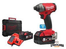 Avvitatore ad impulsi compatto M18 ONEID ONE-KEY 1/4" 18V 5.0Ah Avvitatore ad impulsi compatto M18 ONEID ONE-KEY 1/4" 18V 5.0Ah