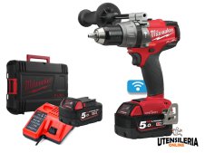 Trapano con percussione a batteria M18 ONEPD ONE-KEY 18V 5.0Ah