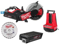 Troncatrice a batteria Milwaukee MX Fuel COS350G2 350mm per taglio secco/umido in Kit Troncatrice a batteria Milwaukee MX Fuel COS350G2 350mm per taglio secco/umido in Kit