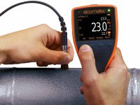 Misuratore di riporti Elcometer 456 B con sonda dritta per metalli ferrosi/non ferrosi