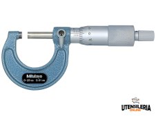 Micrometro Mitutoyo per esterni 0-25mm risoluzione 0,01mm