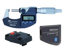 Mitutoyo micrometro digitale per esterni Digimatic IP65 0-25mm con trasmettitore U-Wave Mitutoyo micrometro digitale per esterni Digimatic IP65 0-25mm con trasmettitore U-Wave