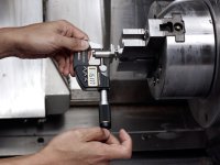Mitutoyo micrometro digitale per esterni QuantuMike con uscita dati 0-25mm risoluzione 0,001mm