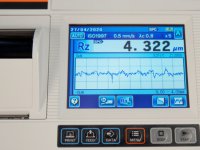 Mitutoyo rugosimetro SJ-310 con sistema a pattino, Touch Panel e stampante integrata