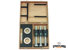 Set micrometri per interni a tre punte Mitutoyo IP65, misura 25-50mm Set micrometri per interni a tre punte Mitutoyo IP65, misura 25-50mm
