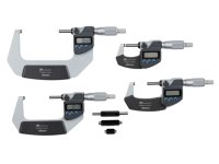 Set 4 micrometri digitali per esterni Mitutoyo Digimatic 0-100mm risoluzione 0,001mm