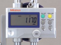 Truschino digitale a doppia colonna Mitutoyo Digimatic per controllo altezze, 0-600mm
