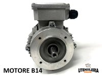 Motore elettrico monofase 230V 4 poli 1400 giri 90LA4 Kw 1.8 B5 B14 MYT