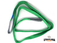 Brache di sollevamento aperte piatte 60mm 2000kg LTF verdi