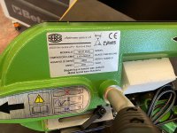 Segatrice a nastro NEBES trasportabile motore inverter lama da 1335mm