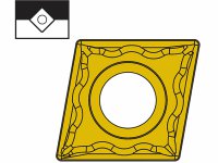 Inserti per lavori di tornitura CCMT-PMU positivi (10pz)
