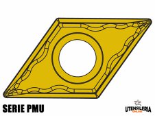 Inserti per lavori di tornitura DCMT-PMU positivi (10pz)