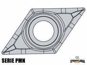Inserti per lavori di tornitura DCGX-PMN positivi (10pz)